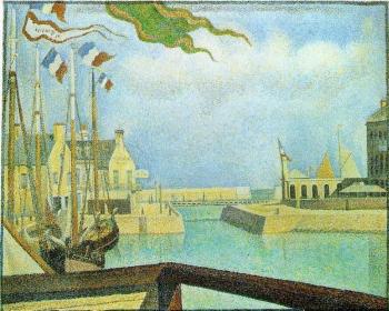 Georges Seurat : Port-en-Bessin, Sunday II